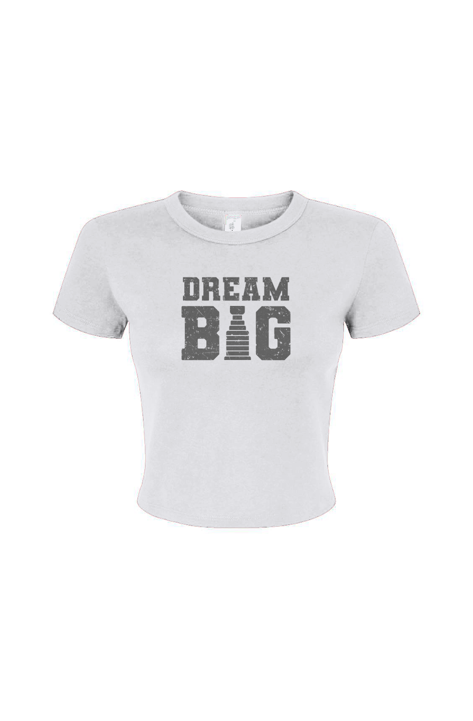 Barn Babe Dream Big Baby Tee White | Barn Garb Hockey Threads