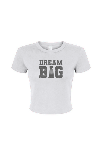 Barn Babe Dream Big Baby Tee White | Barn Garb Hockey Threads