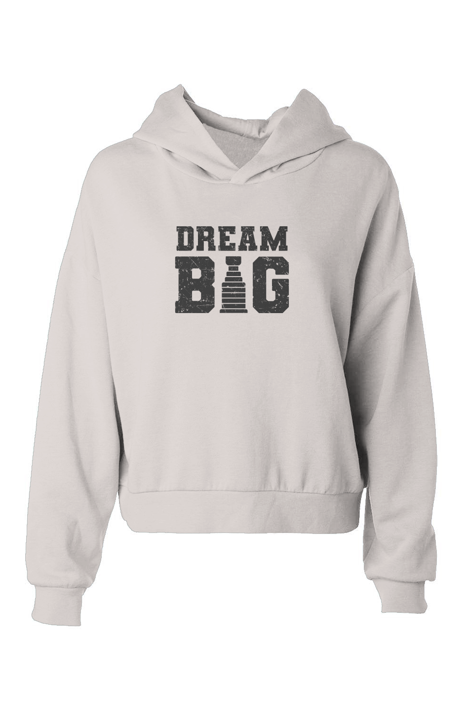 Barn Babe Dream Big Hip-Height Hoodie Bone | Barn Garb Hockey Threads