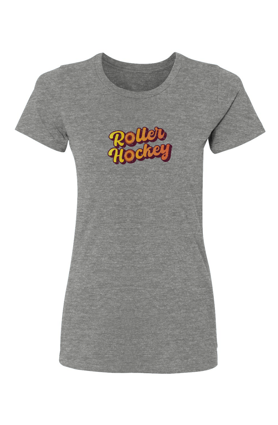 Barn Babe Feeling Groovy Roller Hockey Tee Grey | Barn Garb Hockey Threads