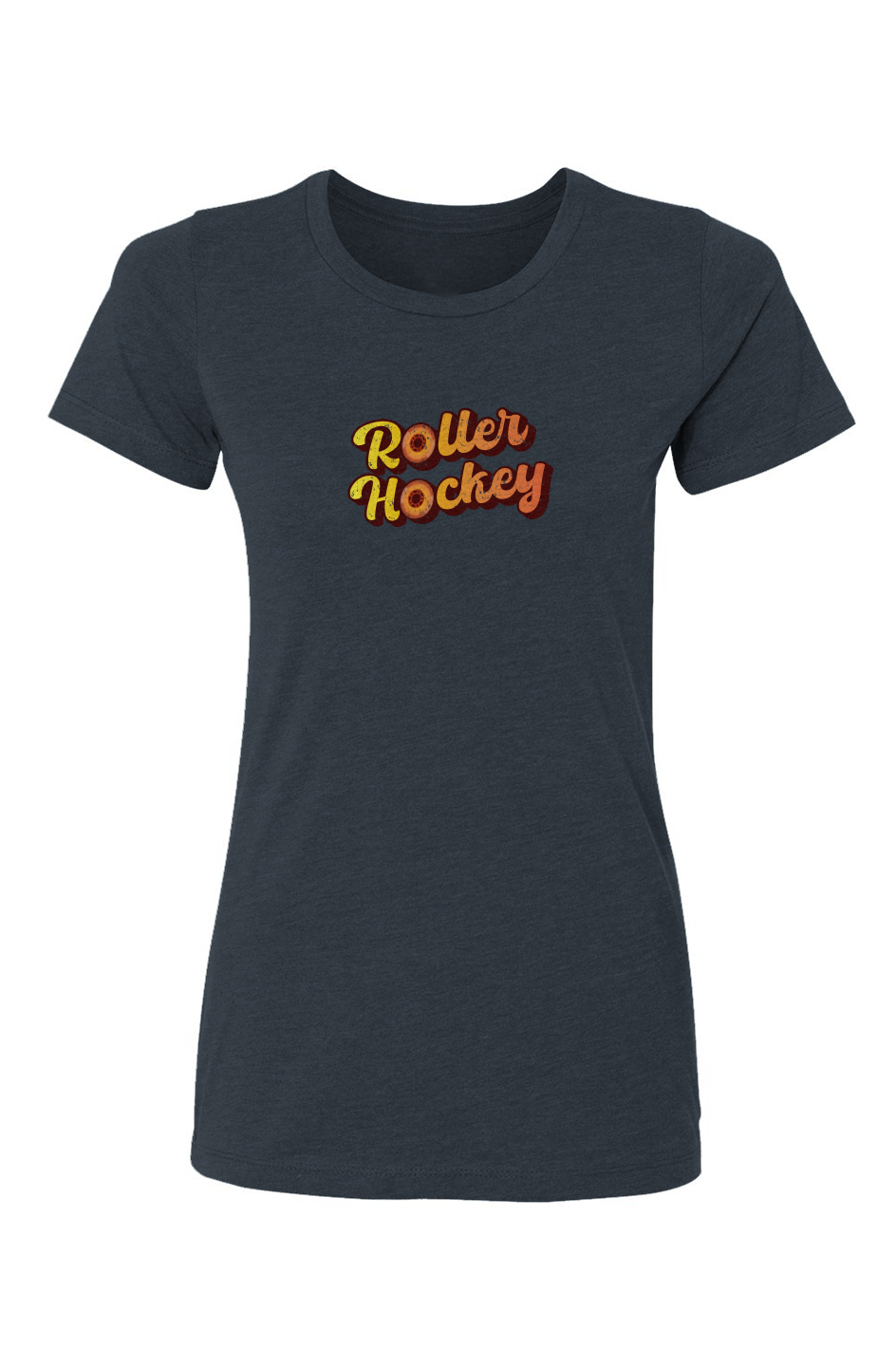 Barn Babe Feeling Groovy Roller Hockey Tee Blue | Barn Garb Hockey Threads
