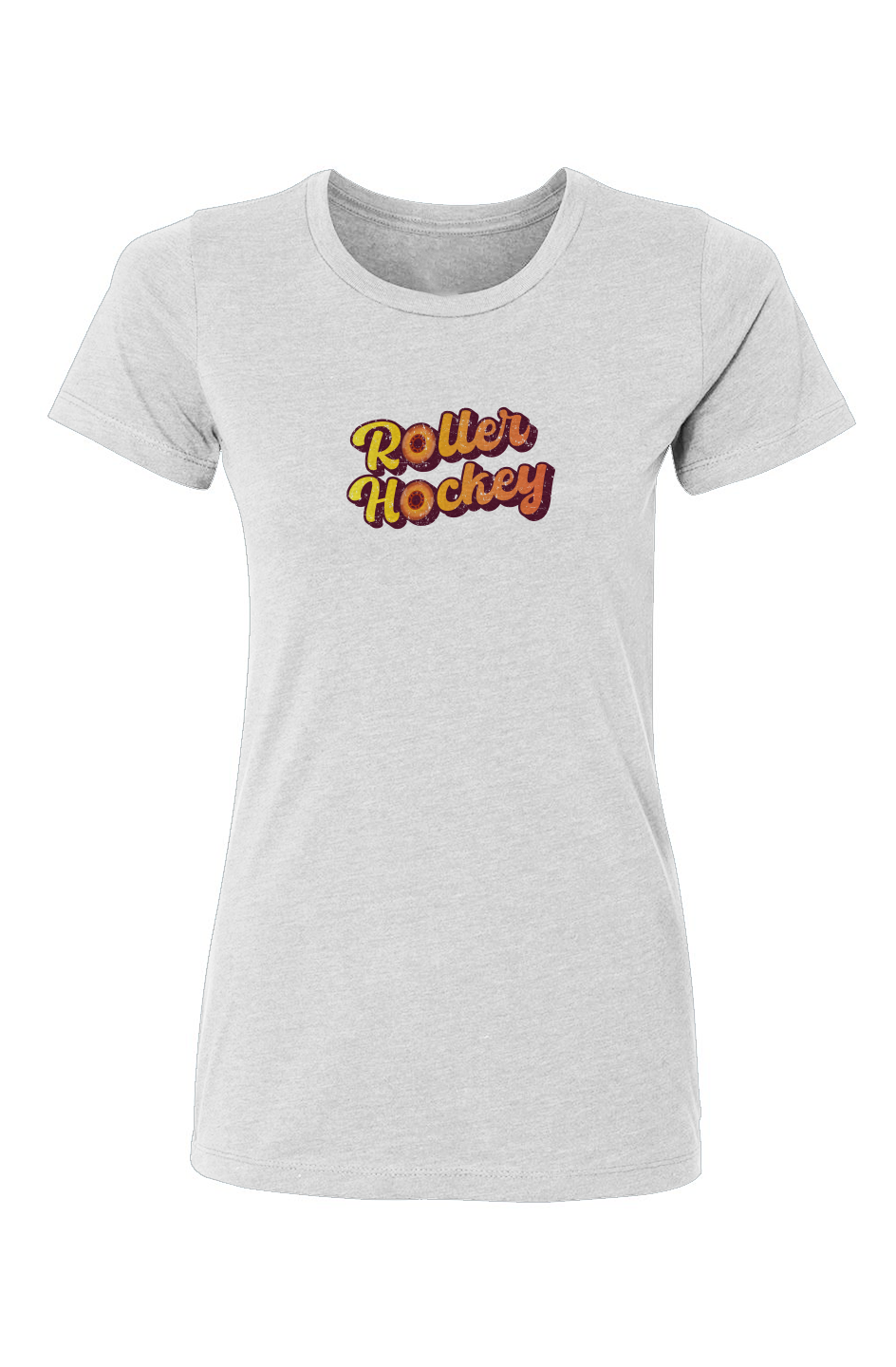 Barn Babe Feeling Groovy Roller Hockey Tee White | Barn Garb Hockey Threads