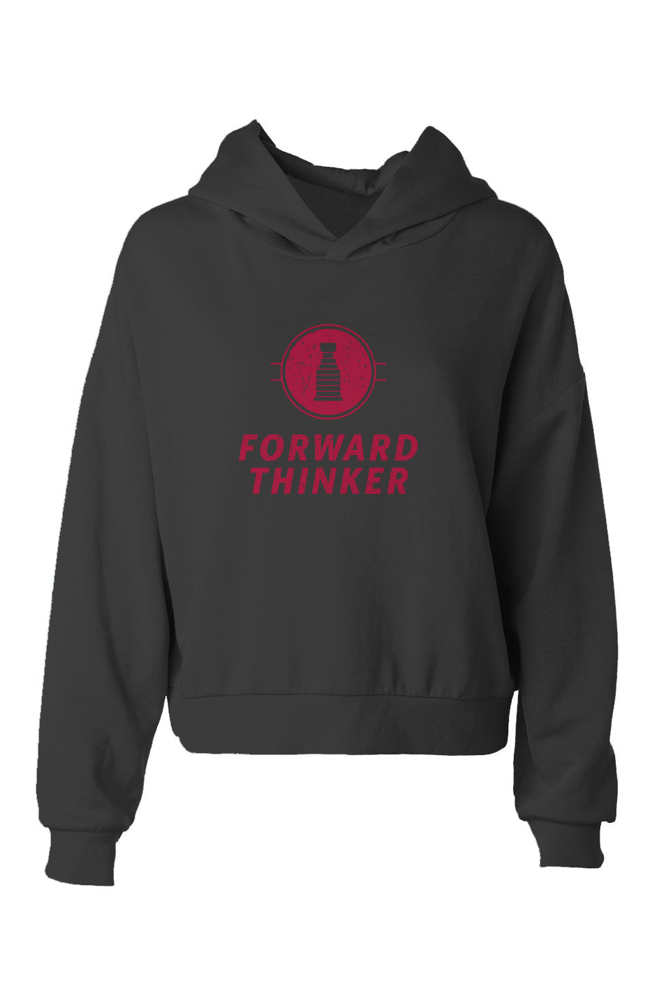 Barn Babe Forward Thinker Hip-Height Hoodie Black | Barn Garb Hockey Threads