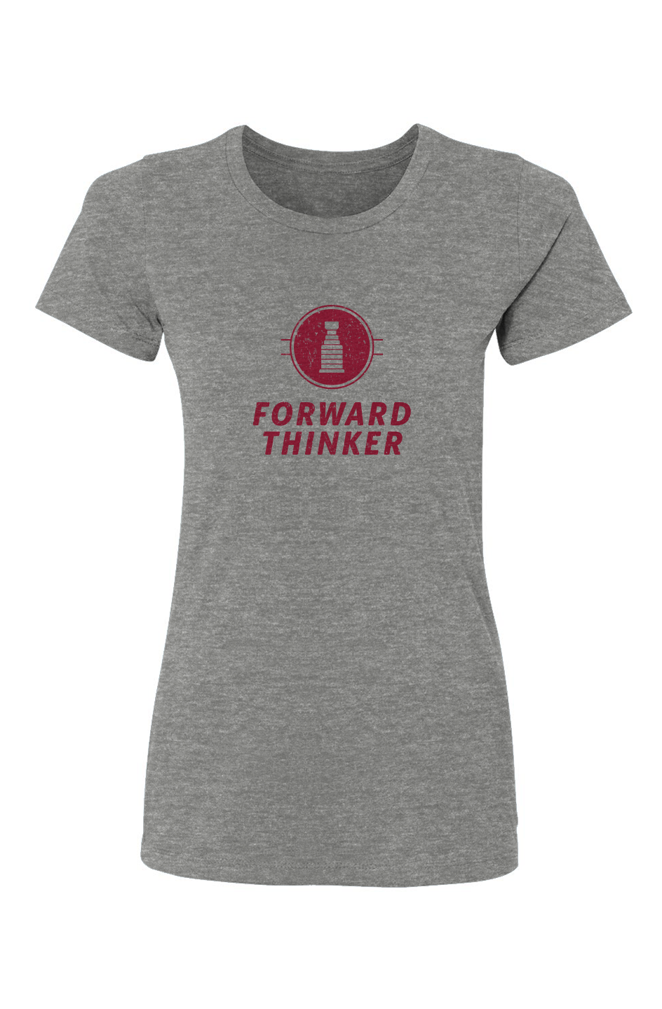 Barn Babe Forward Thinker Tee Grey | Barn Garb Hockey Threads