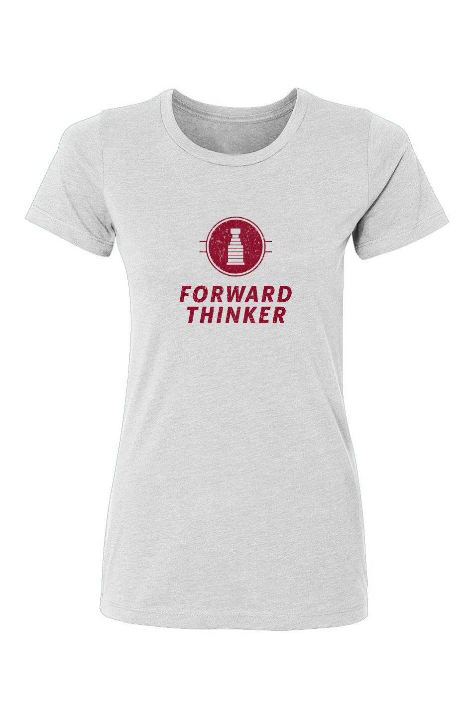 Barn Babe Forward Thinker Tee White | Barn Garb Hockey Threads