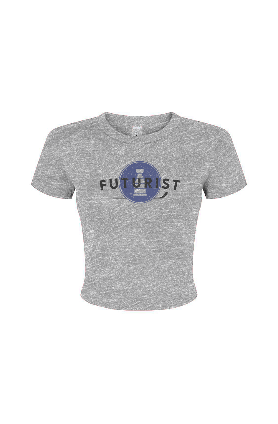 Barn Babe Futurist Baby Tee Grey | Barn Garb Hockey Threads