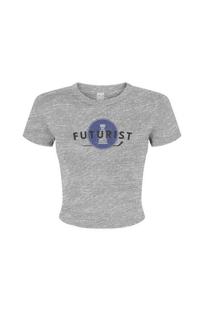 Barn Babe Futurist Baby Tee Grey | Barn Garb Hockey Threads