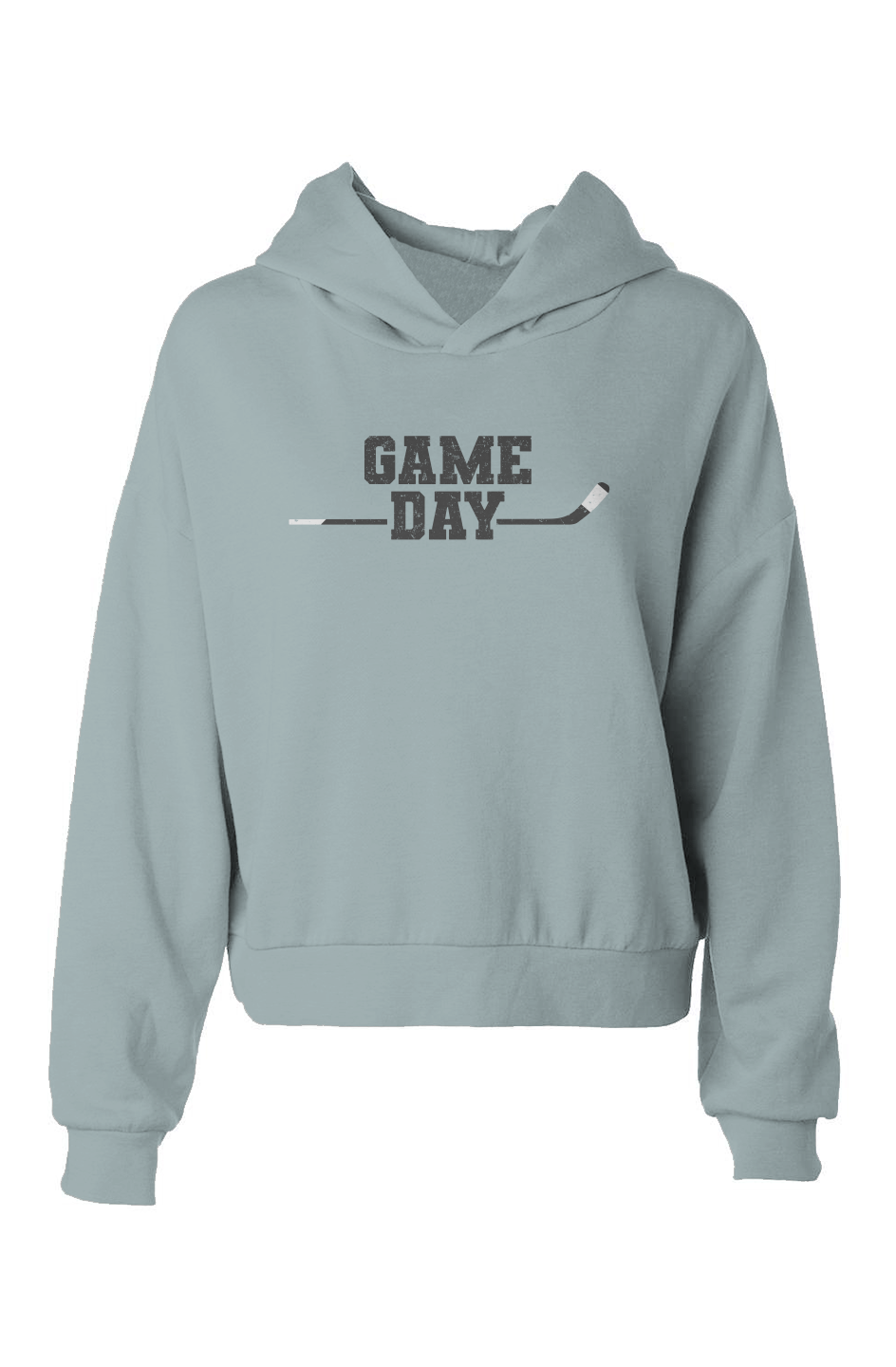Barn Babe Game Day Hip-Height Hoodie Sage | Barn Garb Hockey Threads