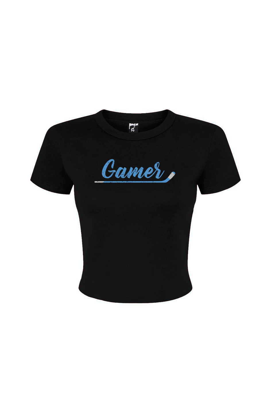 Barn Babe Gamer Baby Tee Black | Barn Garb Hockey Threads