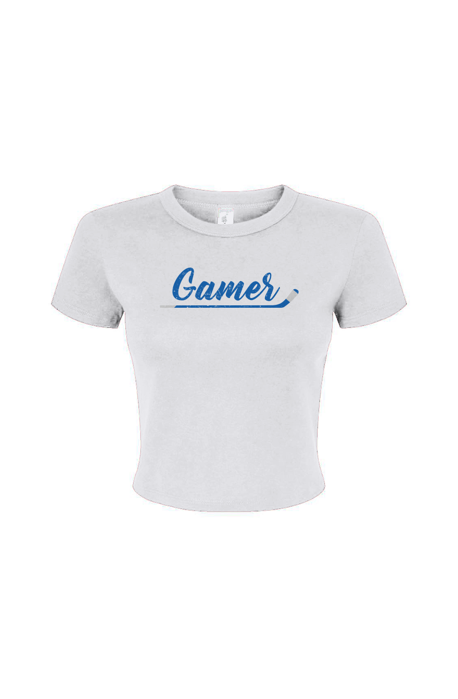 Barn Babe Gamer Baby Tee White | Barn Garb Hockey Threads