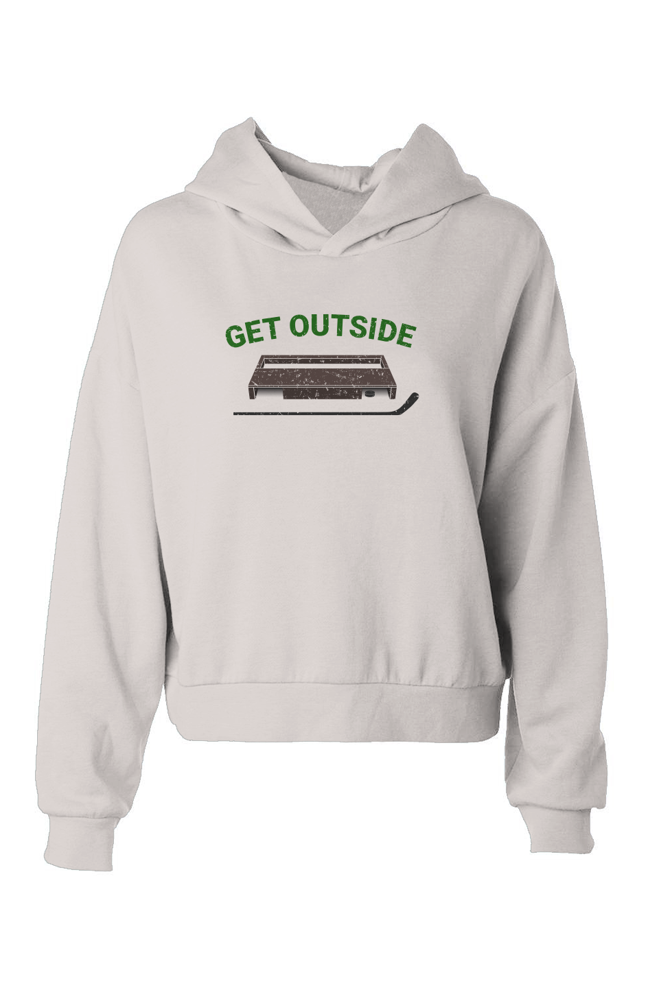 Barn Babe Get Outside Hip-Height Hoodie Bone | Barn Garb Hockey Threads