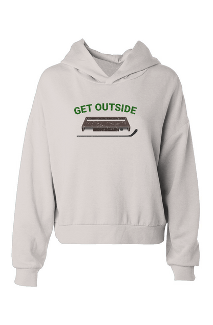 Barn Babe Get Outside Hip-Height Hoodie Bone | Barn Garb Hockey Threads