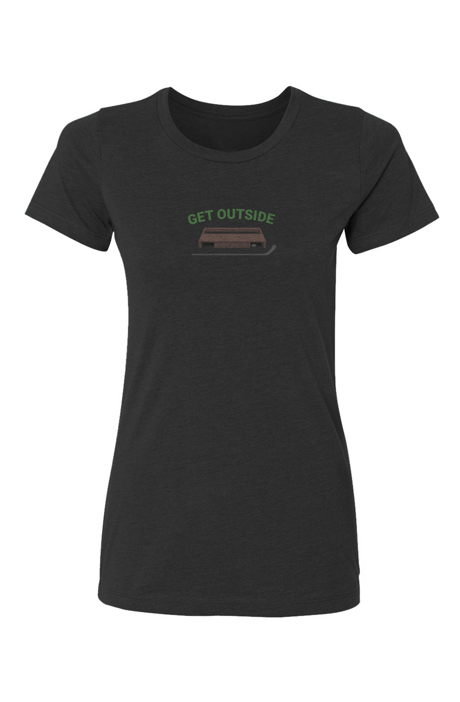 Barn Babe Get Outside Tee Black | Barn Garb Hockey Threads