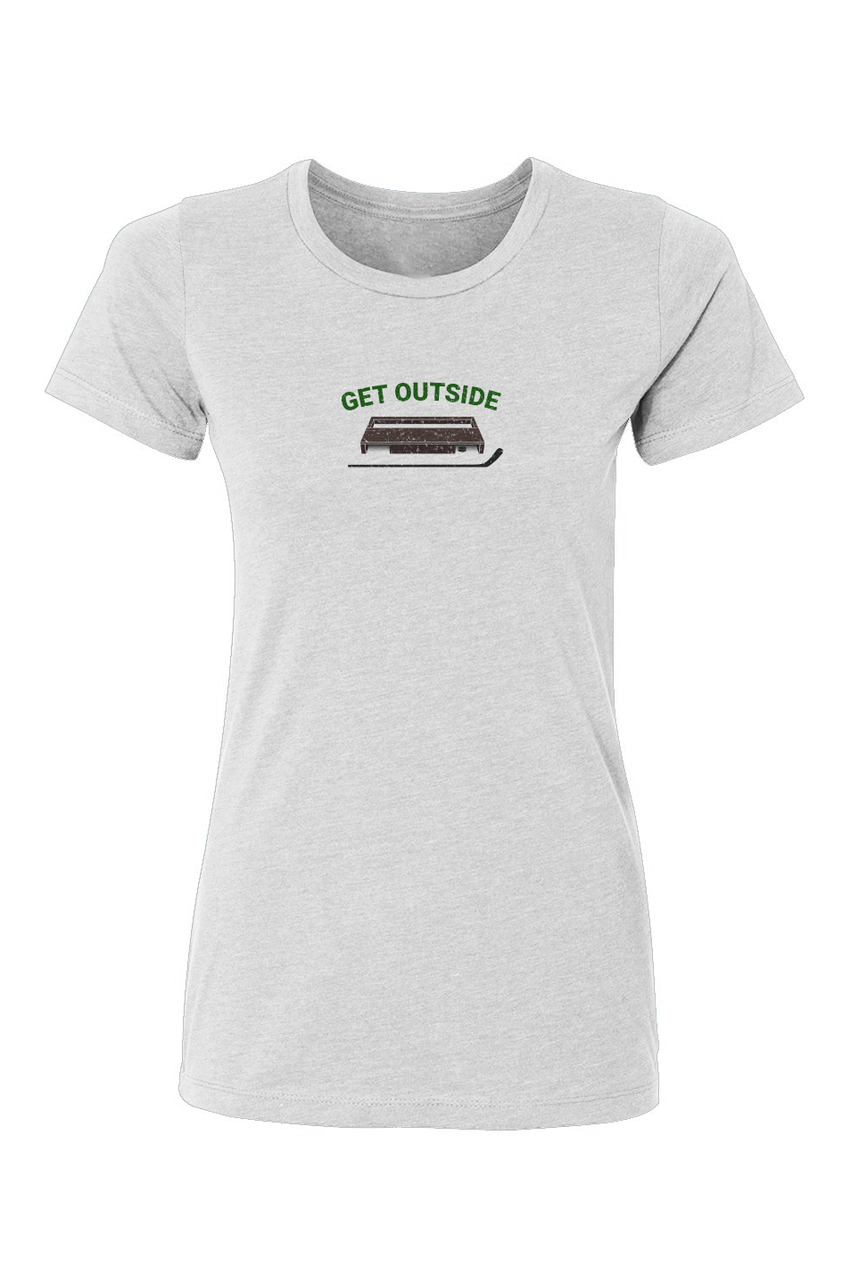 Barn Babe Get Outside Tee White | Barn Garb Hockey Threads