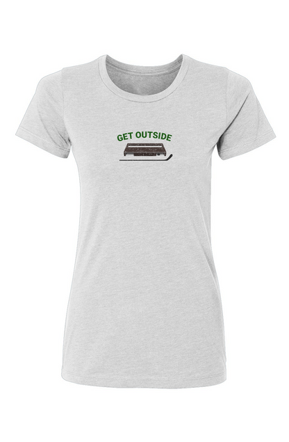 Barn Babe Get Outside Tee White | Barn Garb Hockey Threads