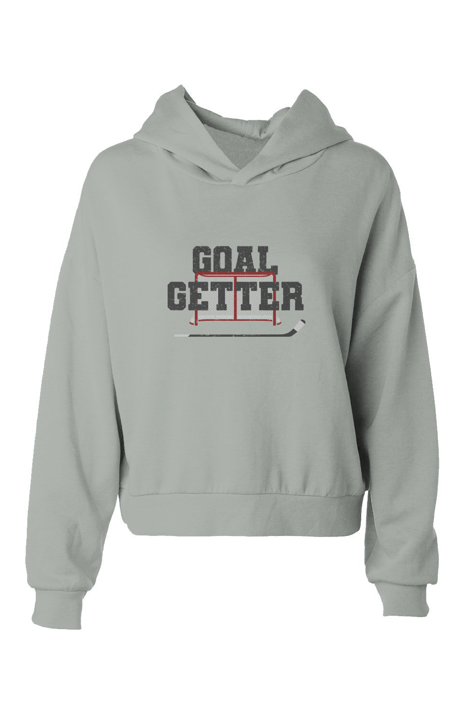 Barn Babe Goal Getter Hip-Height Hoodie Sage | Barn Garb Hockey Threads