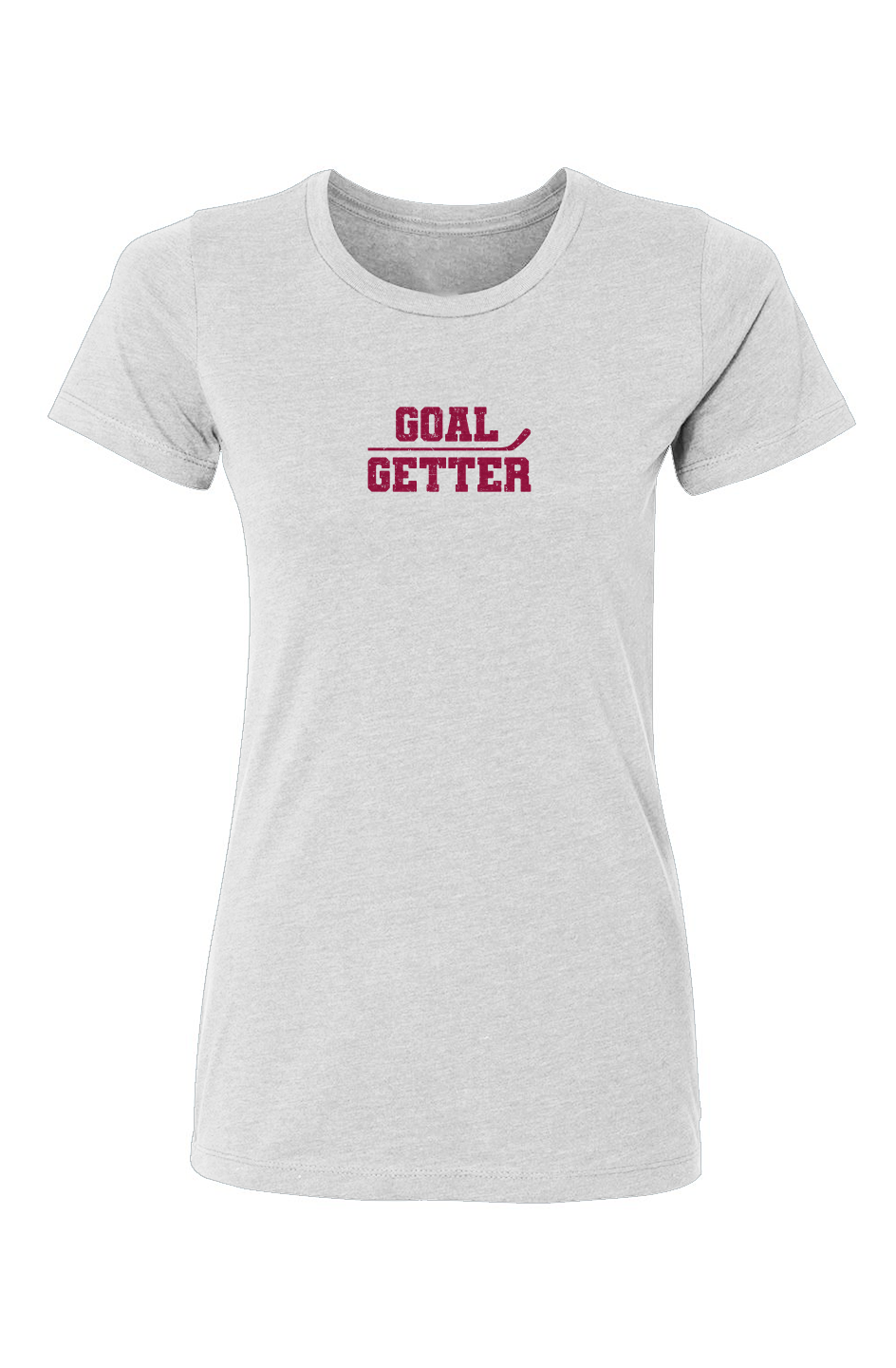 Barn Babe Goal Getter Stick Tee White | Barn Garb Hockey Threads