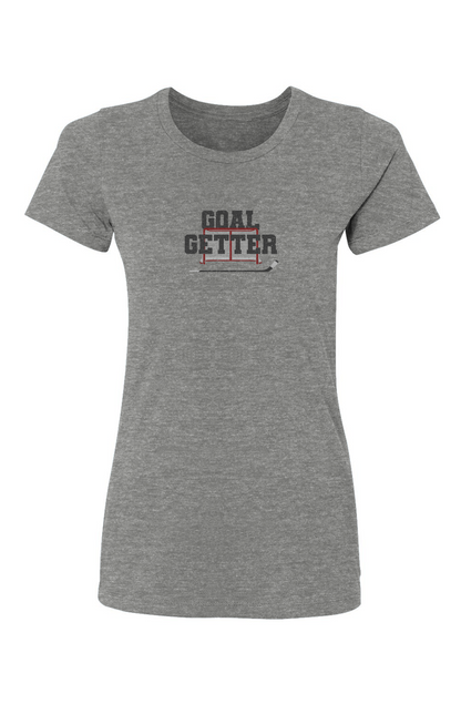 Barn Babe Goal Getter Tee Grey | Barn Garb Hockey Threads