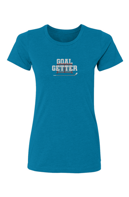 Barn Babe Goal Getter Tee Turquoise | Barn Garb Hockey Threads