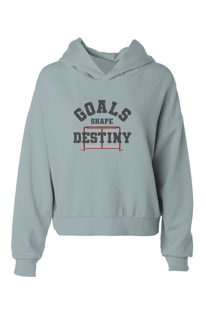 Barn Babe Goals Shape Destiny Net Hip-Height Hoodie Sage | Barn Garb Hockey Threads