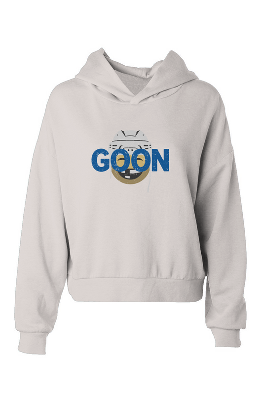 Barn Babe Goon Hip-Height Hoodie Bone | Barn Garb Hockey Threads