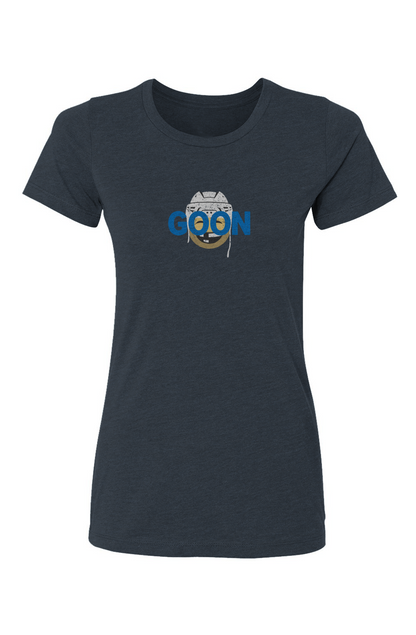 Barn Babe Goon Tee Navy Blue | Barn Garb Hockey Threads