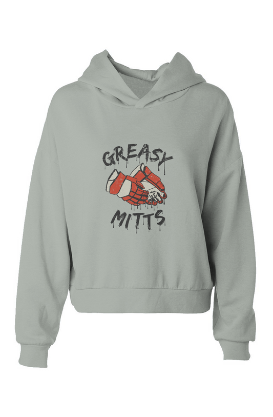 Barn Babe Greasy Mitts Hip-Height Hoodie Sage | Barn Garb Hockey Threads
