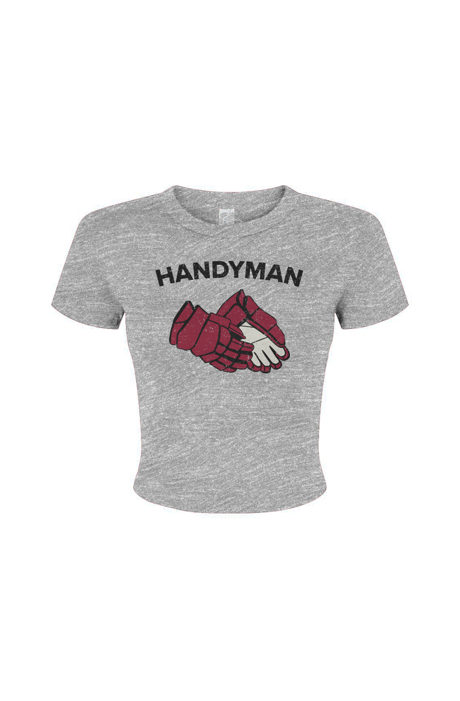 Barn Babe Handyman Baby Tee Grey | Barn Garb Hockey Threads