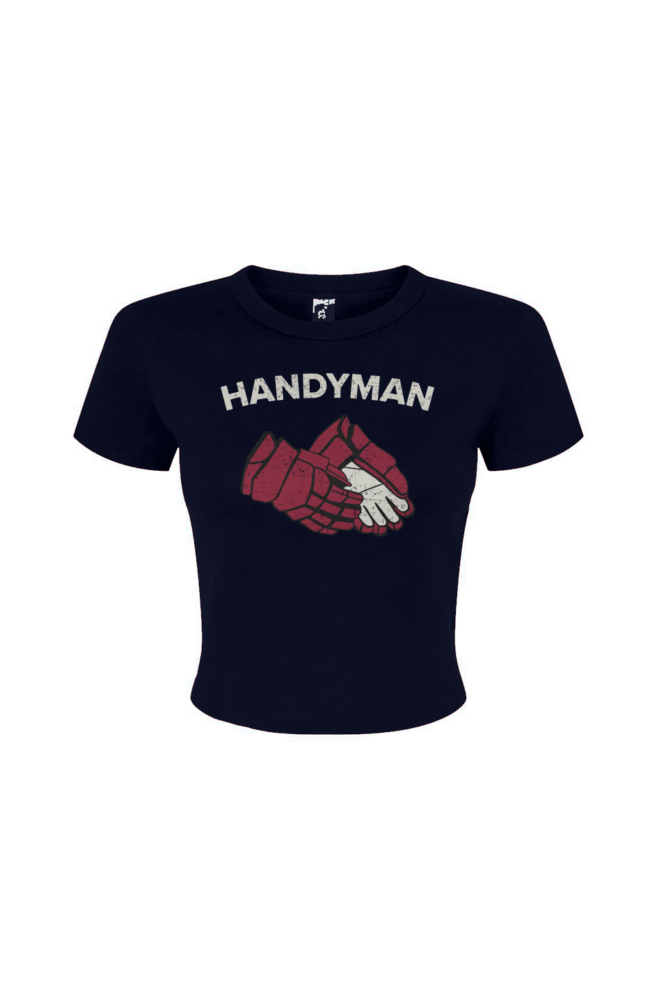 Barn Babe Handyman Baby Tee Navy Blue | Barn Garb Hockey Threads