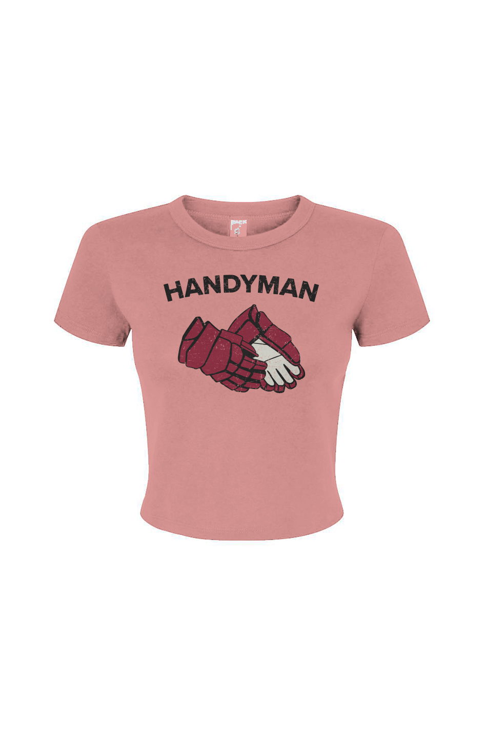 Barn Babe Handyman Baby Tee Pink | Barn Garb Hockey Threads