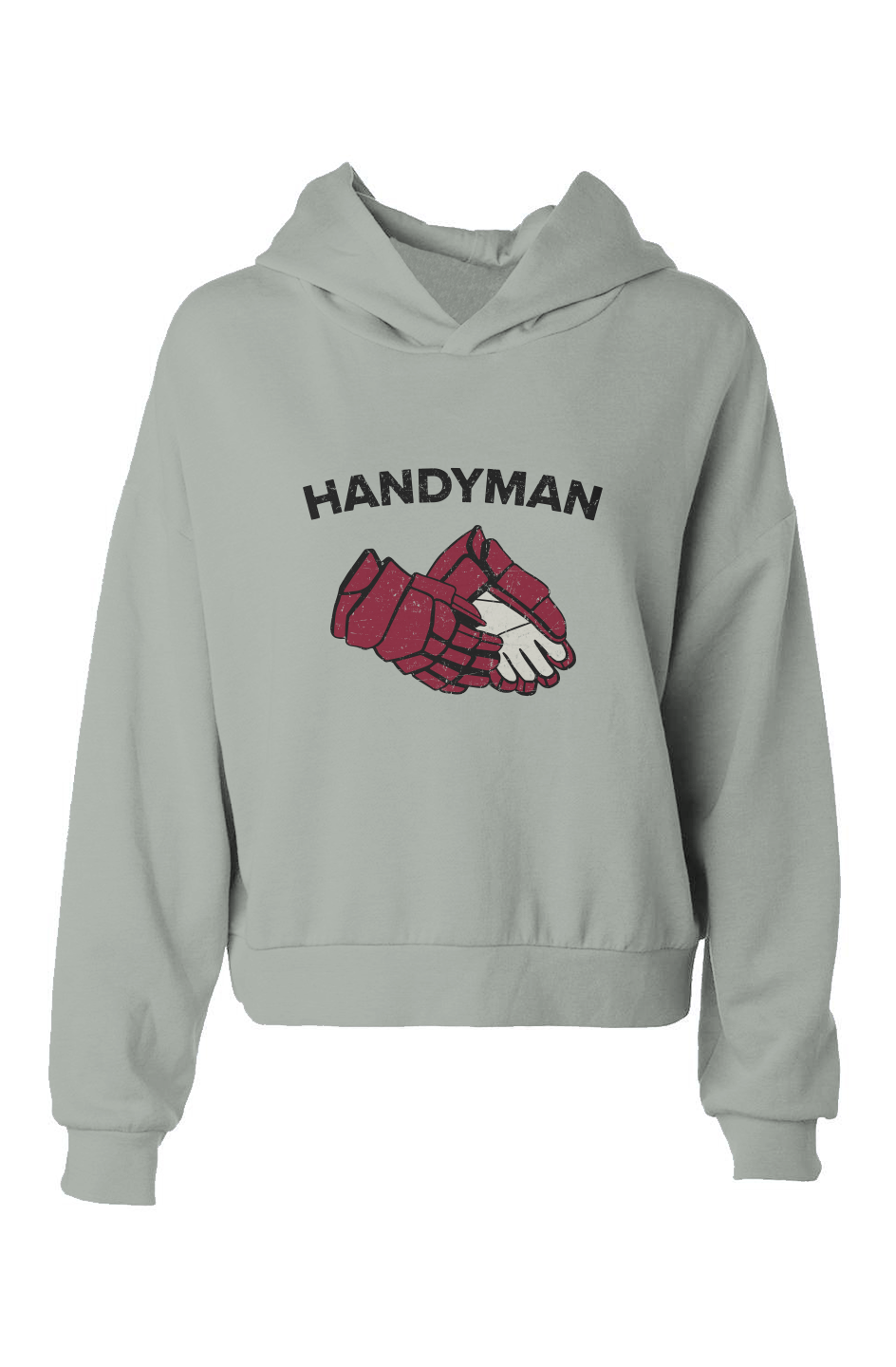 Barn Babe Handyman Hip Height Hoodie Sage | Barn Garb Hockey Threads