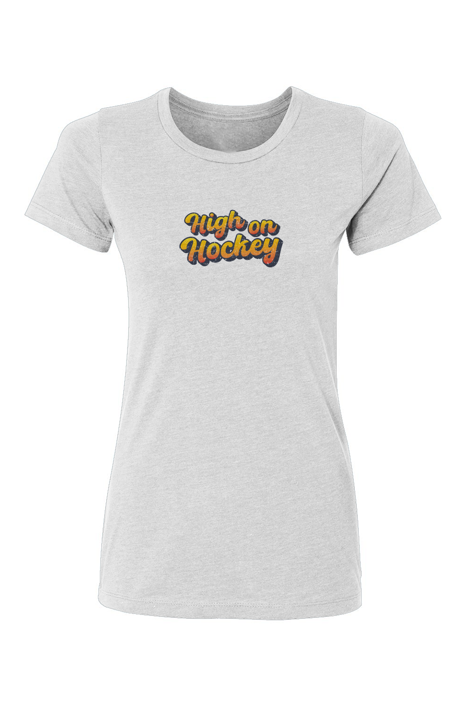 Barn Babe High on Hockey Tee White | Barn Garb Hockey Threads