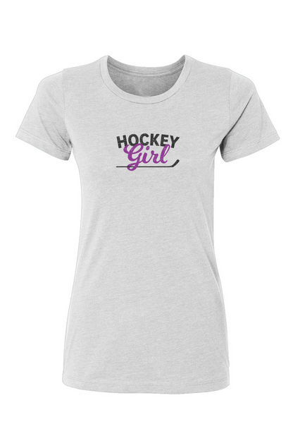 Barn Babe Hockey Girl Tee White | Barn Garb Hockey Threads