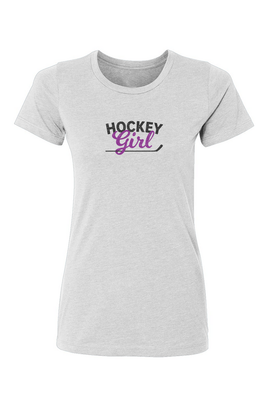 Barn Babe Hockey Girl Tee White | Barn Garb Hockey Threads
