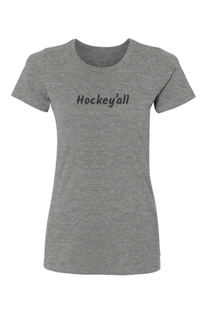 Barn Babe Hockey'all Tee Grey | Barn Garb Hockey Threads
