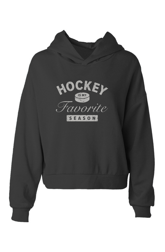 Barn Babe Hockey is My Favorite Season Hip-Height Black | Barn Garb Hockey Threads