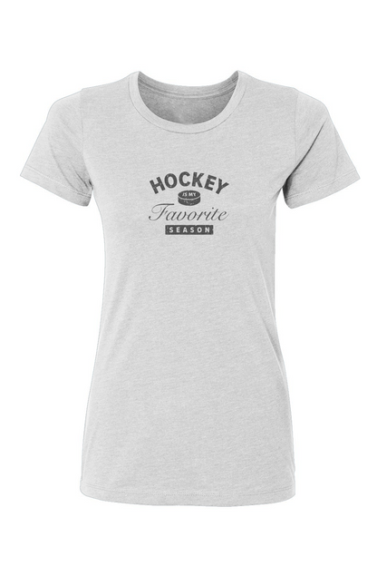 Barn Babe Hockey is My Favorite Season Tee White | Barn Garb Hockey Threads
