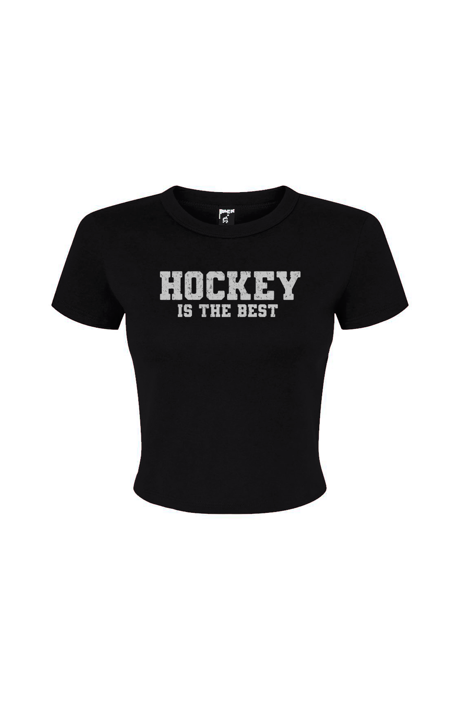 Barn Babe Hockey is the Best Baby Tee Black | Barn Garb Hockey Threads