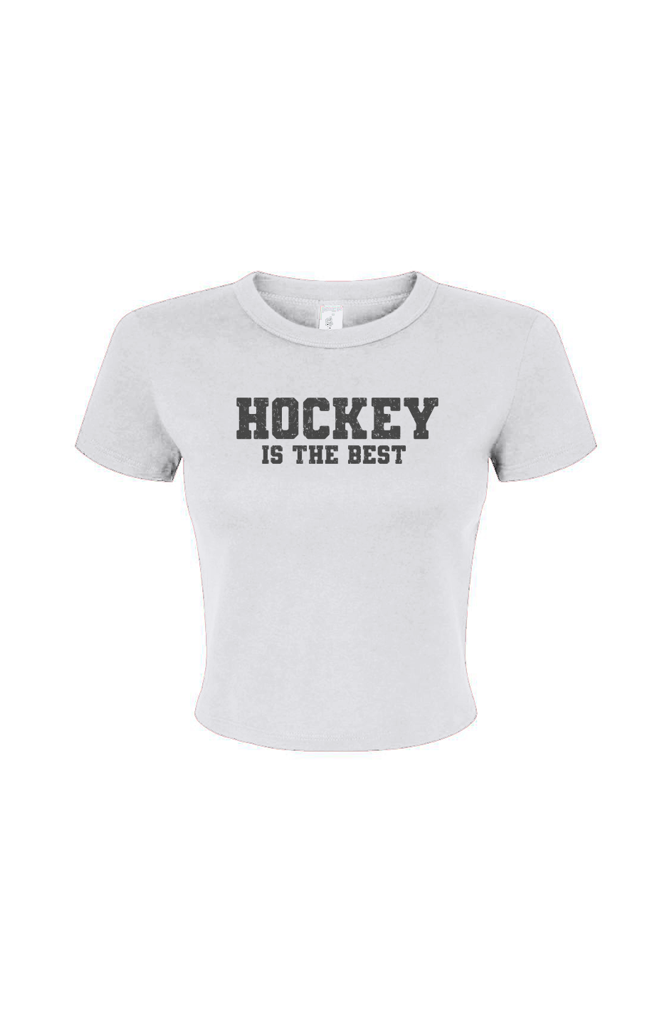 Barn Babe Hockey is the Best Baby Tee White | Barn Garb Hockey Threads