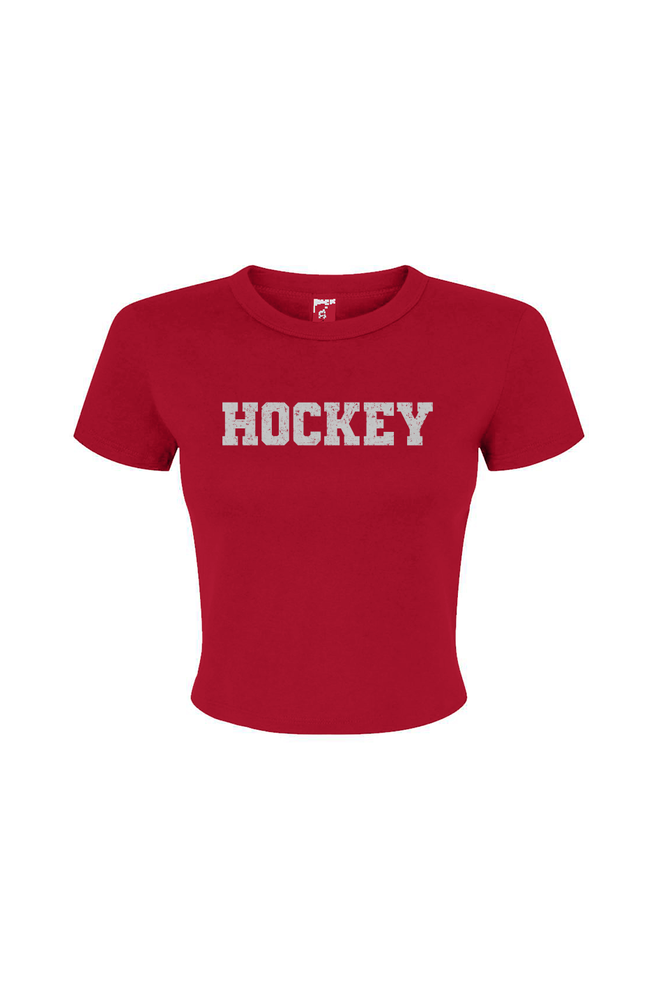 Barn Babe Legacy Hockey Baby Tee Red | Barn Garb Hockey Threads