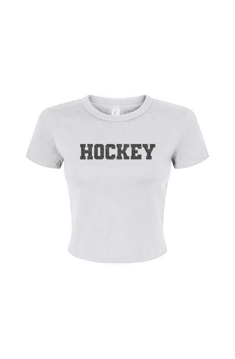 Barn Babe Legacy Hockey Baby Tee White | Barn Garb Hockey Threads