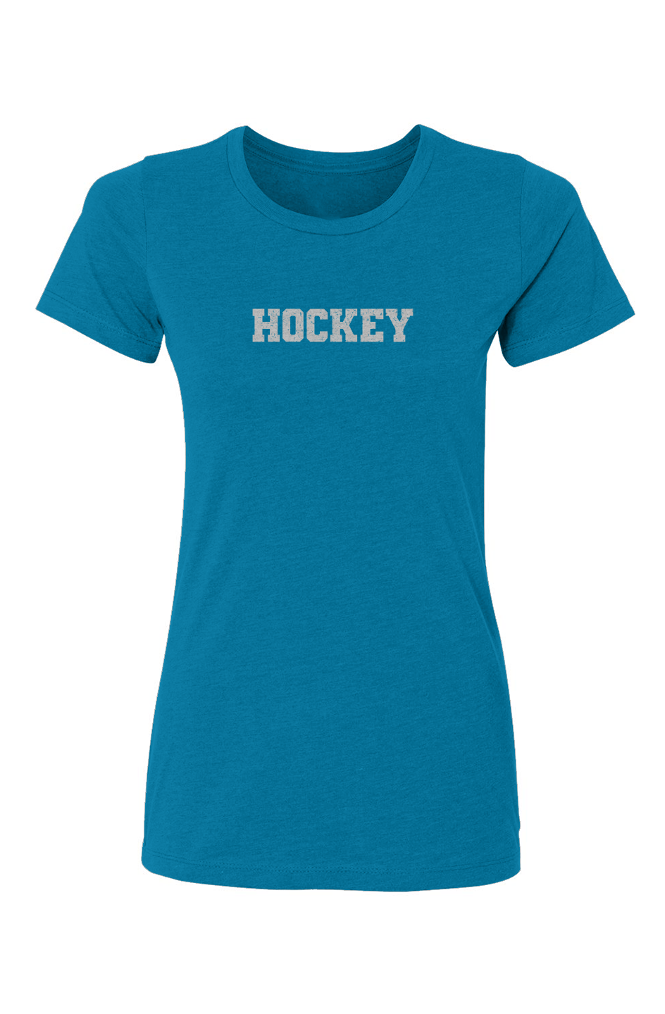 Barn Babe Legacy Hockey Tee Turquoise Blue | Barn Garb Hockey Threads