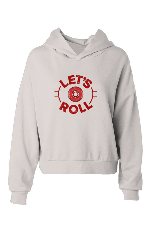 Barn Babe Let's Roll Circle Hip-Height Hoodie Bone | Barn Garb Hockey Threads