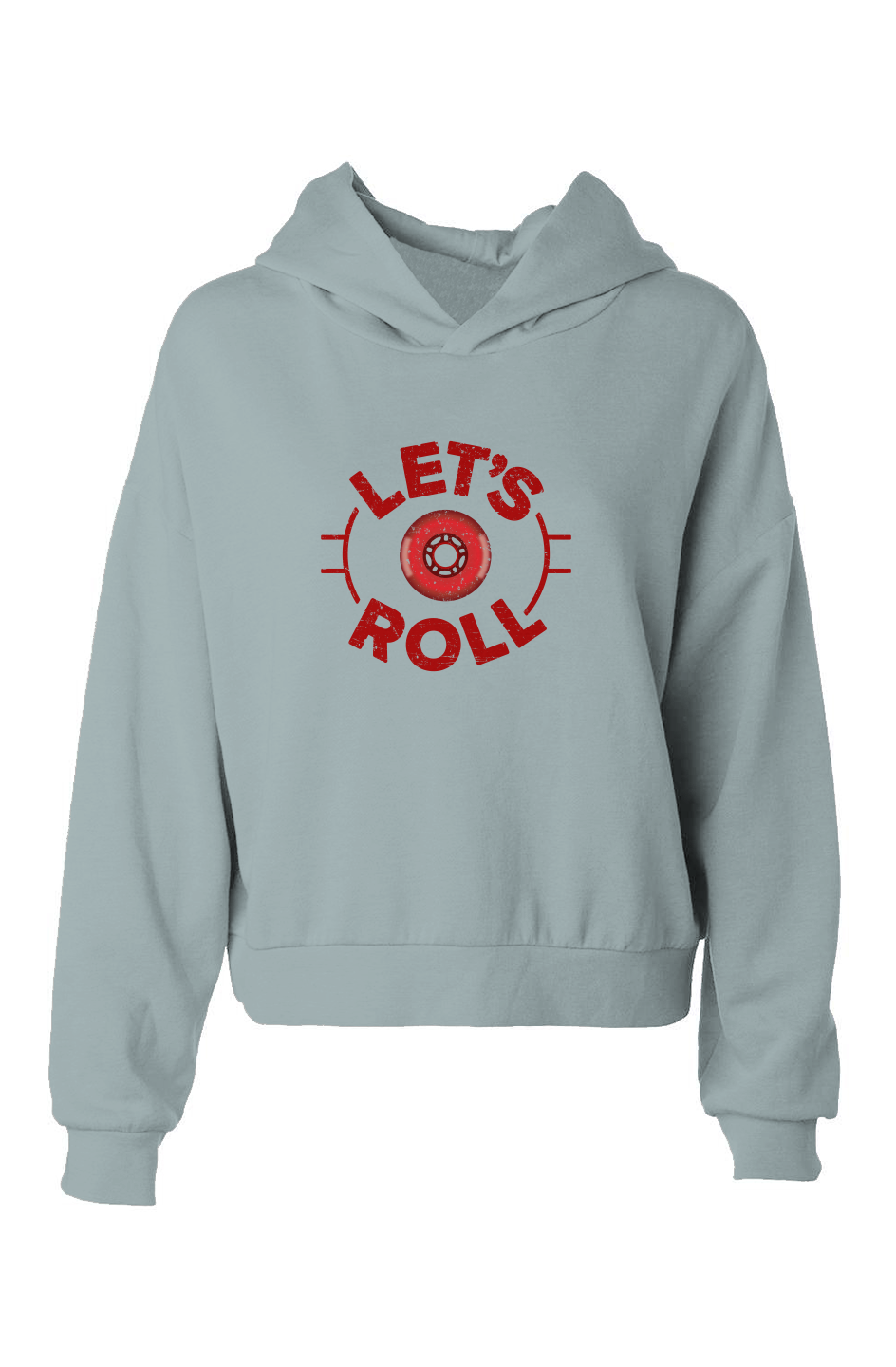 Barn Babe Let's Roll Circle Hip-Height Hoodie Sage | Barn Garb Hockey Threads