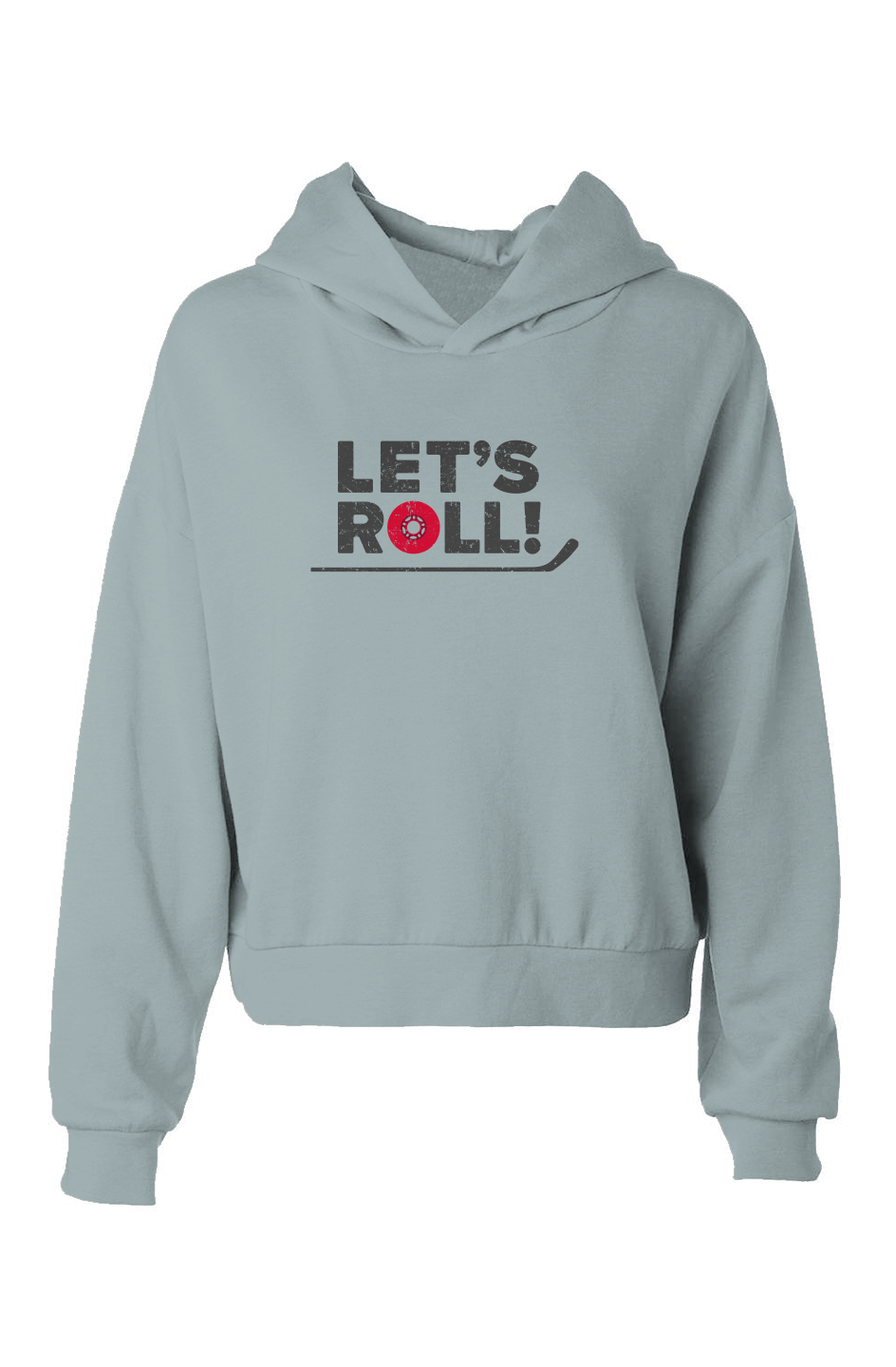 Barn Babe Let's Roll Hip-Height Hoodie Sage | Barn Garb Hockey Threads