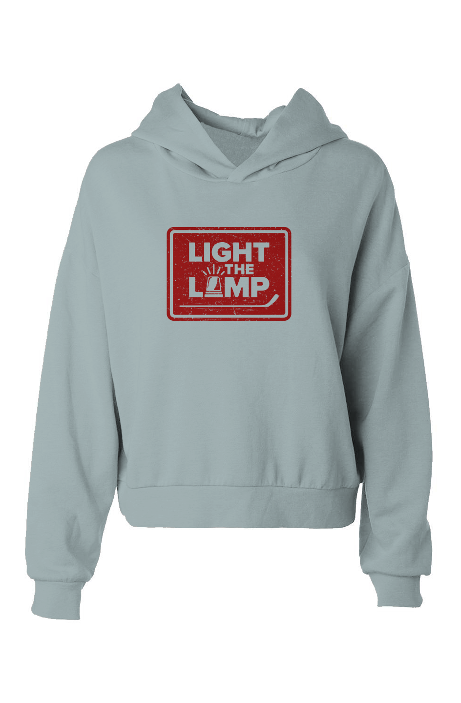 Barn Babe Light the Lamp Badge Hip-Height Hoodie Sage | Barn Garb Hockey Threads