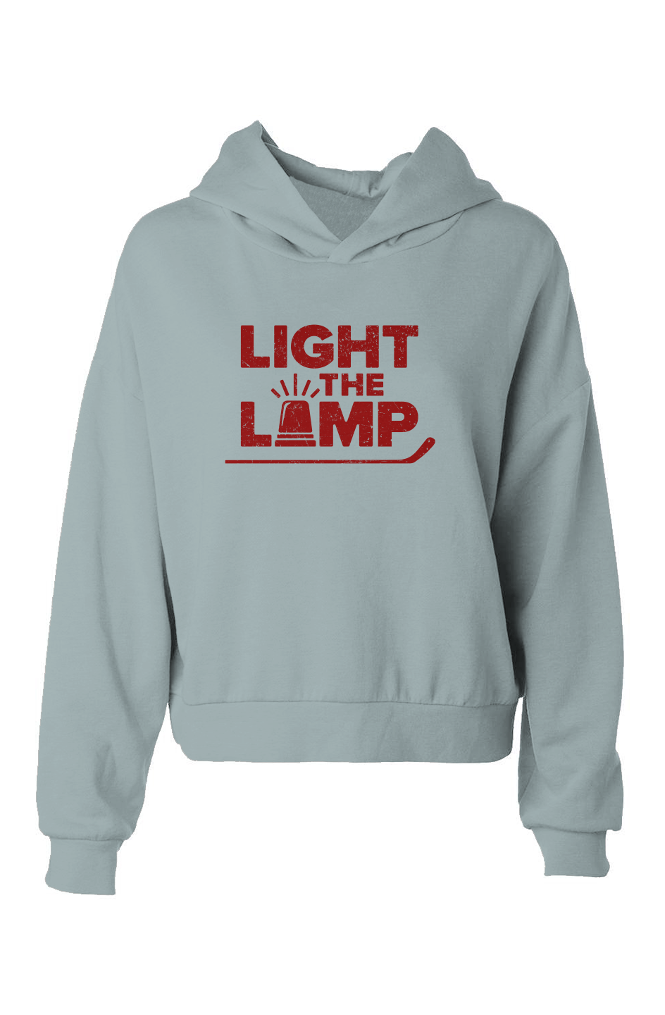 Barn Babe Light the Lamp Hip-Height Hoodie Sage | Barn Garb Hockey Threads