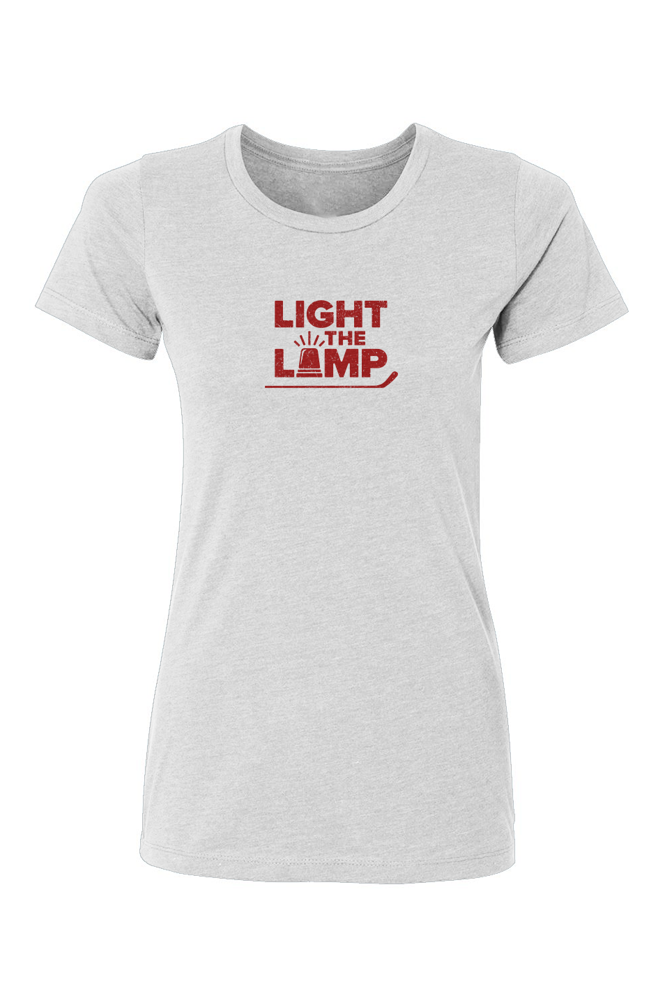 Barn Babe Light the Lamp Tee White | Barn Garb Hockey Garbs