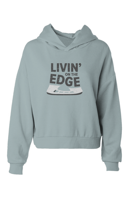Barn Babe Livin' on the Edge Hip-Height Hoodie Sage | Barn Garb Hockey Threads