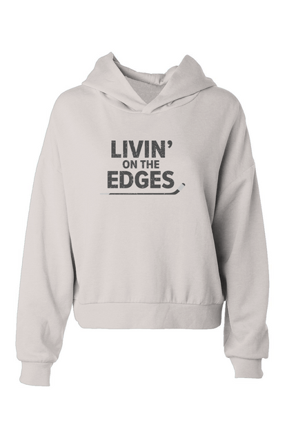 Barn Babe Livin' on the Edges Hip-Height Hoodie Bone | Barn Garb Hockey Threads